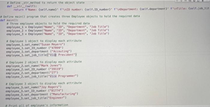 Solved In python: I am having trouble understanding where to | Chegg.com