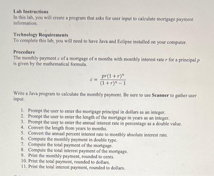 Solved Lab Instructions In this lab, you will create a | Chegg.com