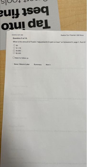 Test Senior Tax Specialist Validation Assessn Chegg