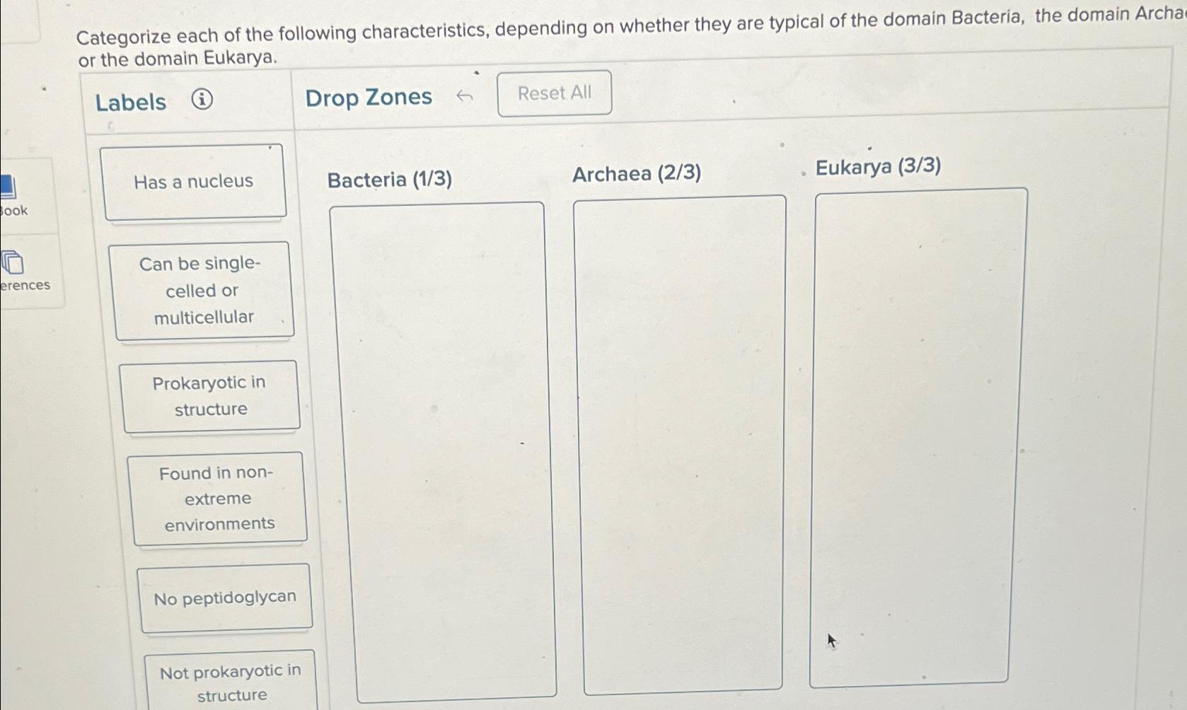 Solved Categorize Each Of The Following Characteristics, | Chegg.com