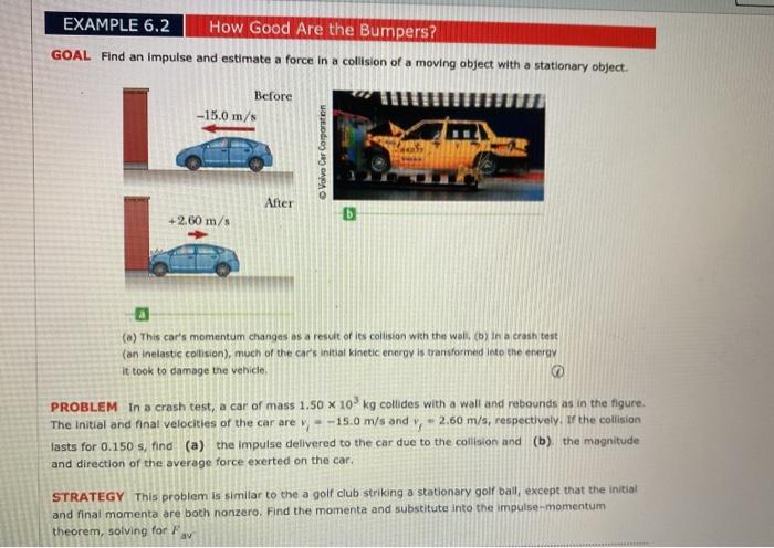Solved SOLUTION (A) Find the impulse delivered to the car. | Chegg.com