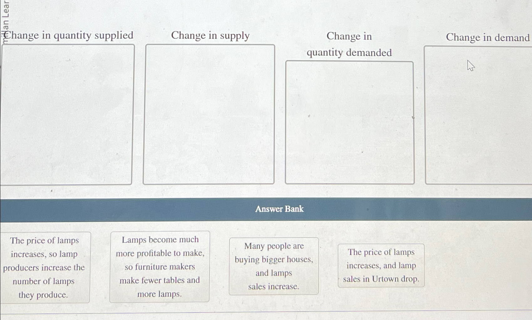 Solved Change in supply ,\table[[Change in],[quantity