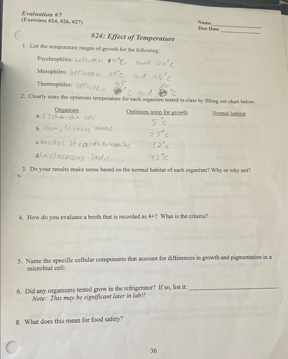 Solved Evaluation #7 (Exercises # 24, #26, #27) #24: Effect | Chegg.com