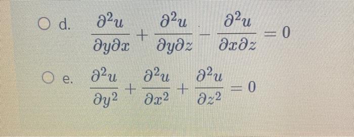 Solved The Portial Equation Whose General Solution Is Chegg Com