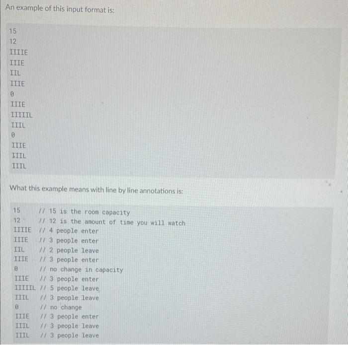 Solved In this program, you will be keeping track of how | Chegg.com