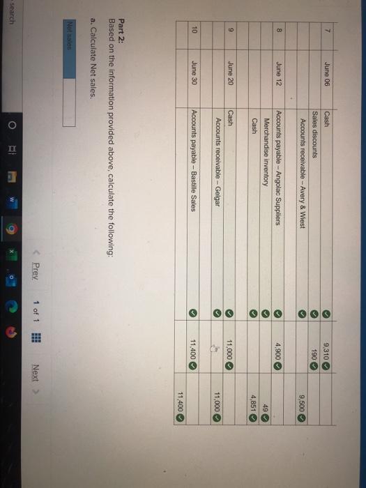 Solved Problem 51A Journal entries for merchandising