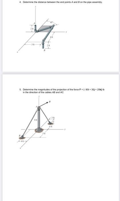 Solved 1. Determine the angle 0 between the two cables. 2. | Chegg.com