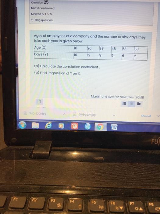 Solved Question 25 Not yet answered Marked out of 5 Flog | Chegg.com