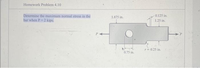 Solved Determine the stress concentration factor (Case 5a in | Chegg.com