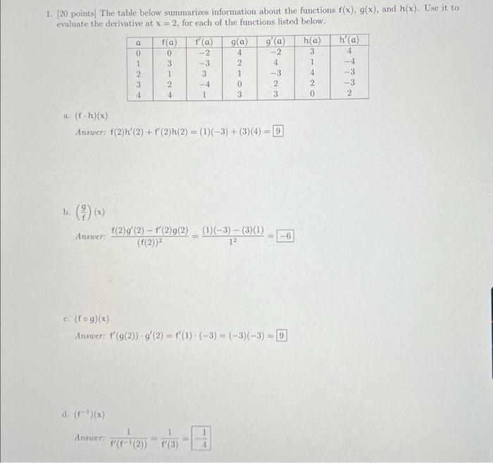 Solved I understand how to do all except the last--the | Chegg.com