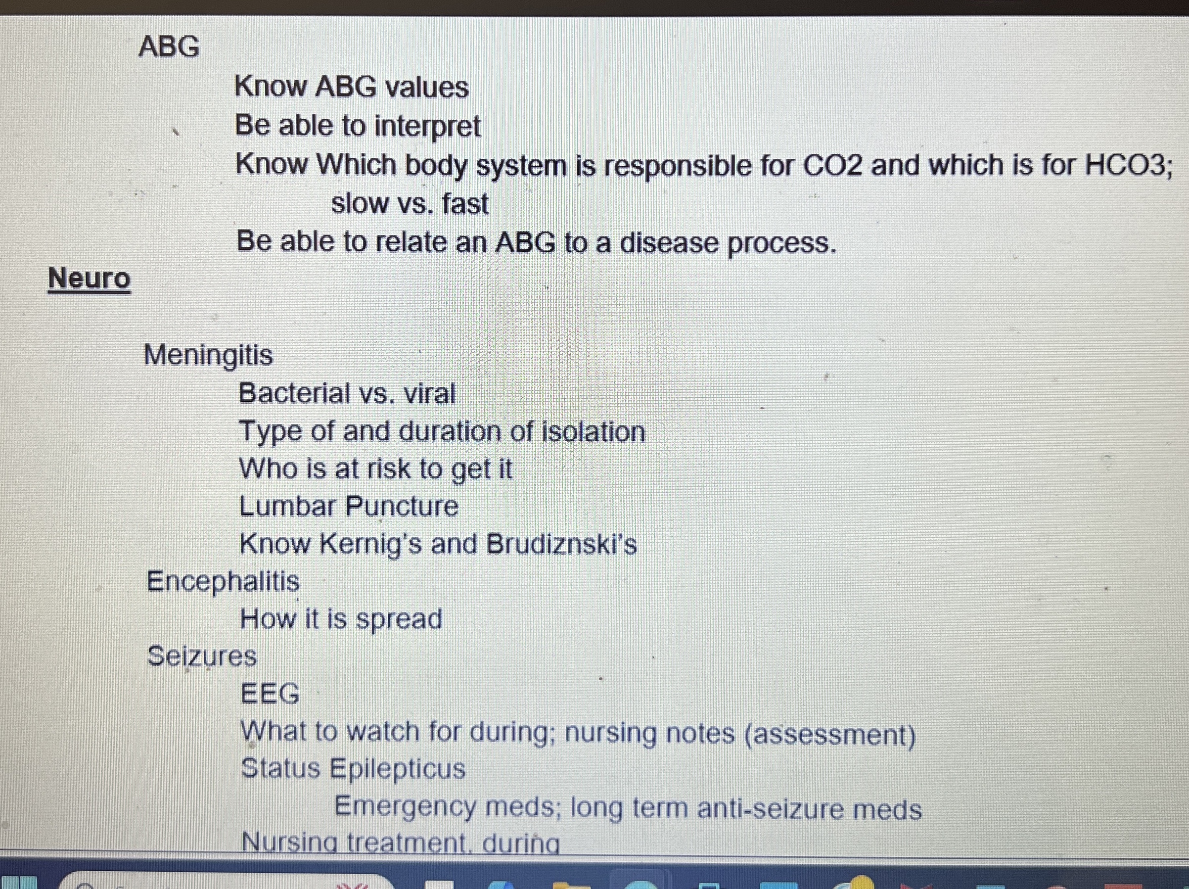 Solved ABGKnow ABG ValuesBe Able To InterpretKnow Which Body | Chegg.com