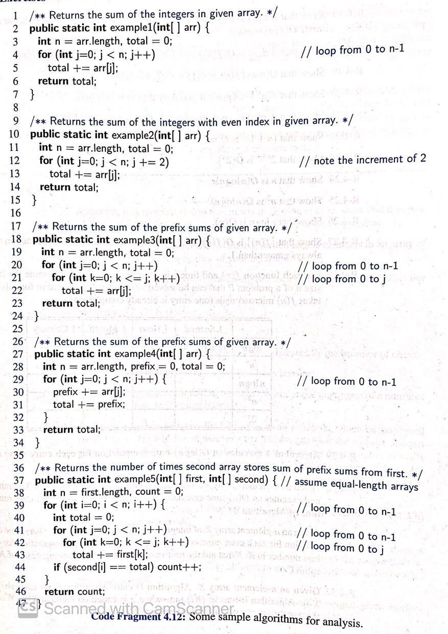 Solved Analyze the time complexity and space complexity of | Chegg.com