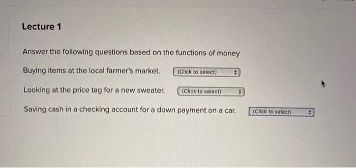 Solved "Click to select options" include:Medium of | Chegg.com