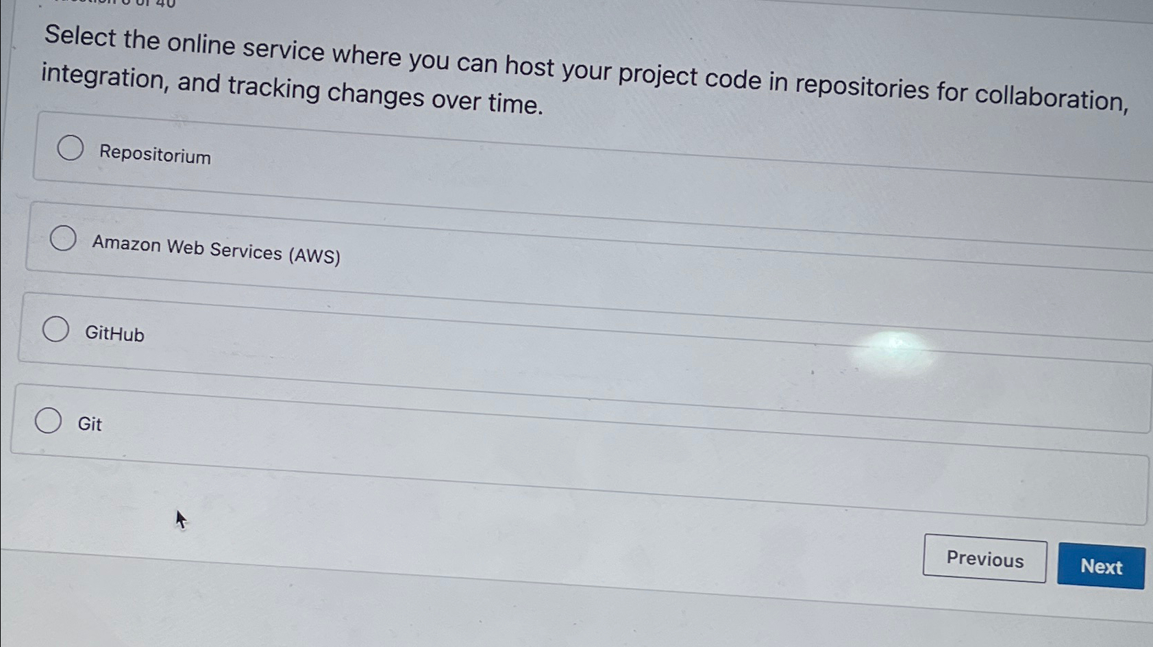 Solved Select the online service where you can host your | Chegg.com