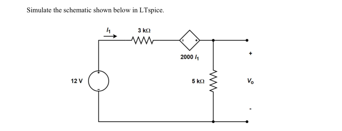 Solved Simulate the schematic shown below in LTspice. | Chegg.com