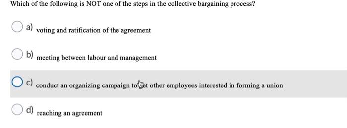 collective bargaining process