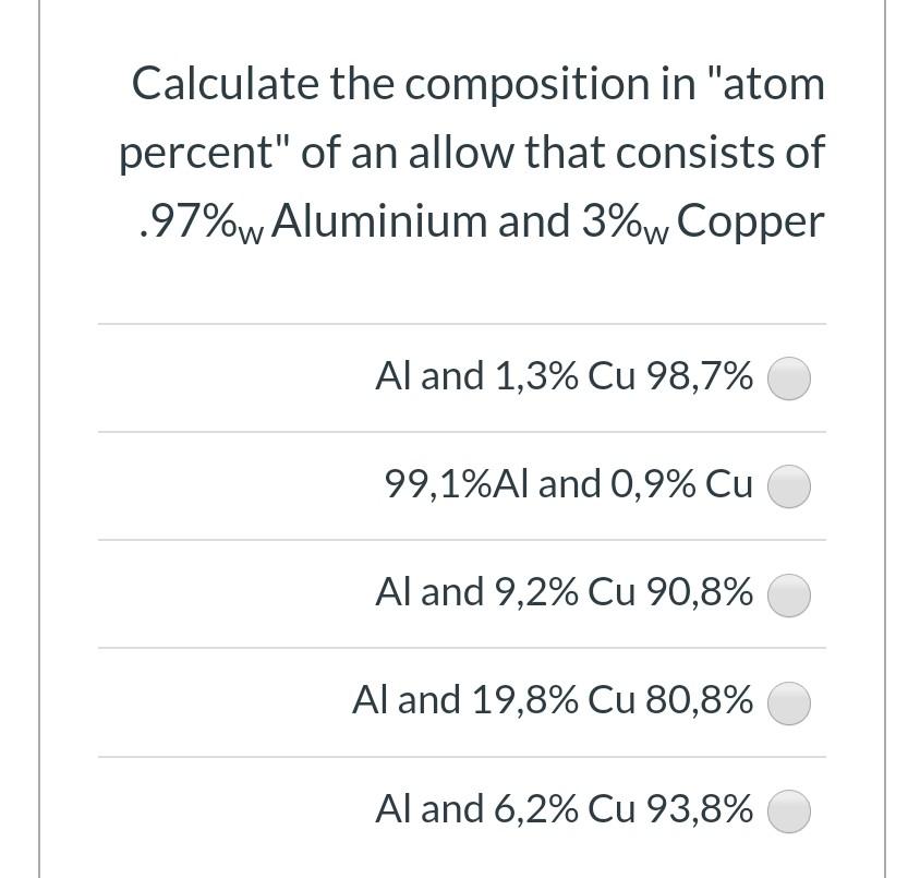 Solved Calculate the composition in 