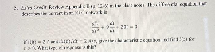 Solved Extra Credit: Review Appendix B (p. 12-6) in the | Chegg.com