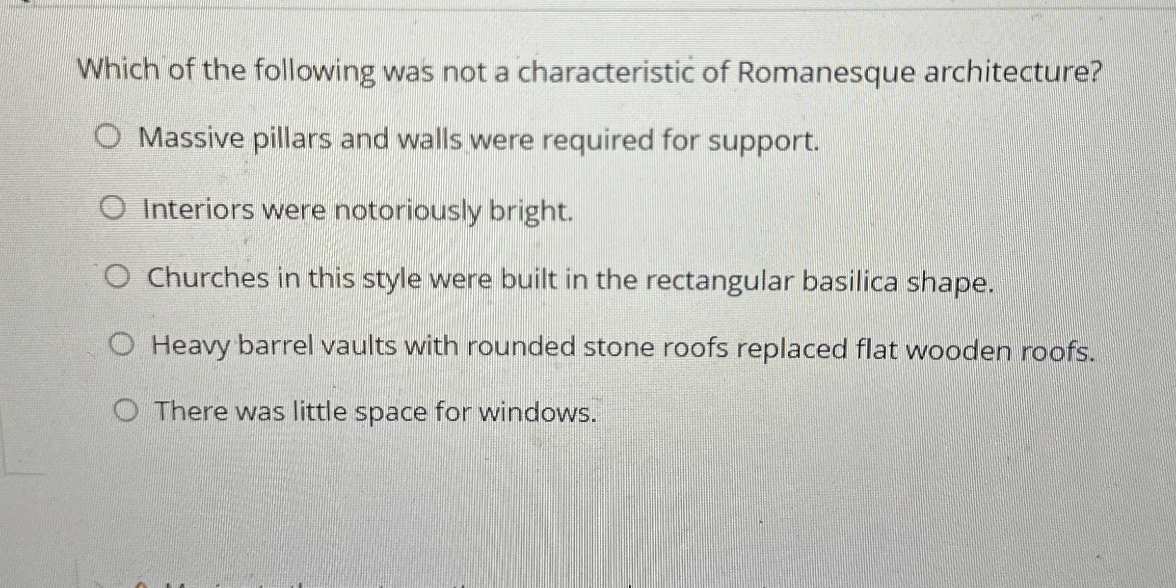 Solved Which of the following was not a characteristic of | Chegg.com
