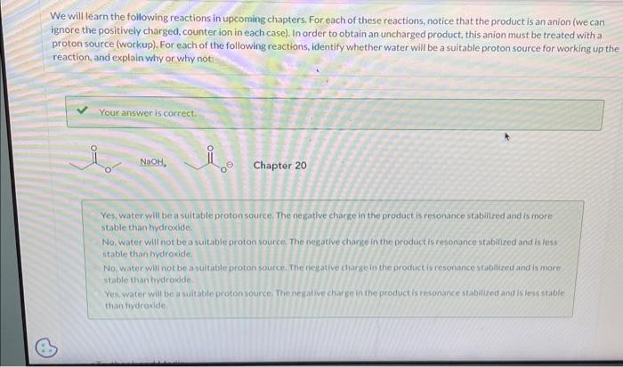 Solved We will learn the following reactions in upcoming | Chegg.com
