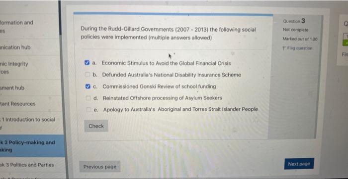 Question 3 During The Rudd Gillard Governments 2007 8449