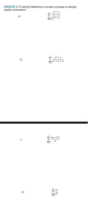 Solved Determine If The Sequence Converges Or Diverges. | Chegg.com