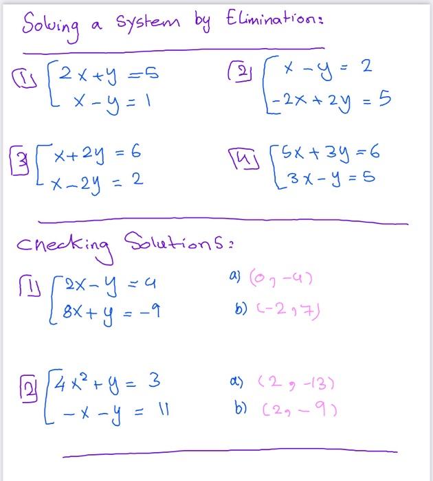 Practice Problems Solve The Following Equations Chegg Com