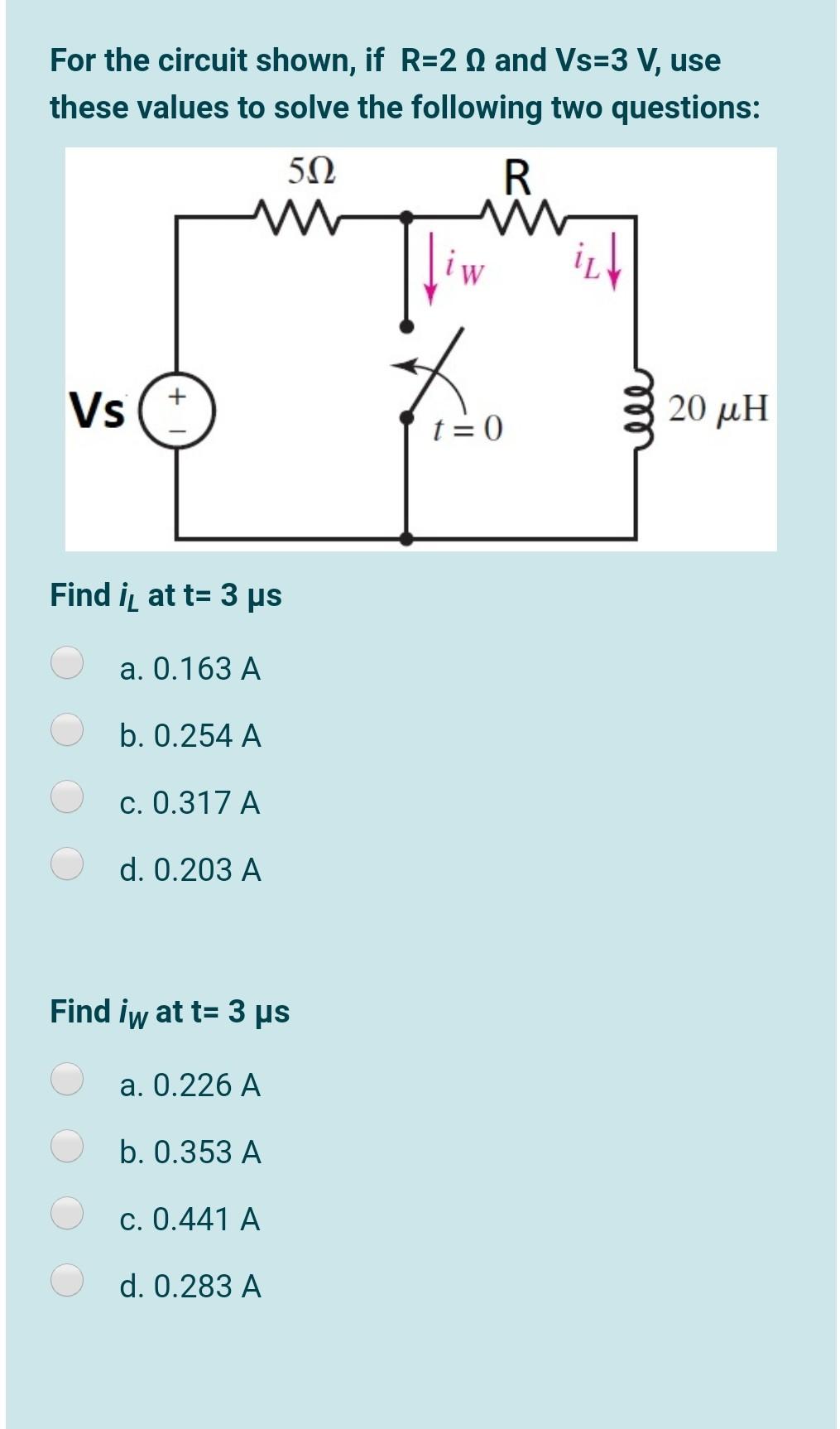 Solved For The Circuit Shown If R 2 Q And Vs 3 V Use Th Chegg Com