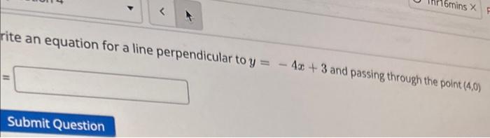 write down the equation of a line parallel to y 2x 3