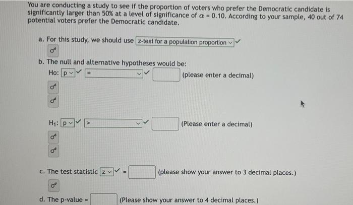 Solved You are conducting a study to see if the proportion | Chegg.com