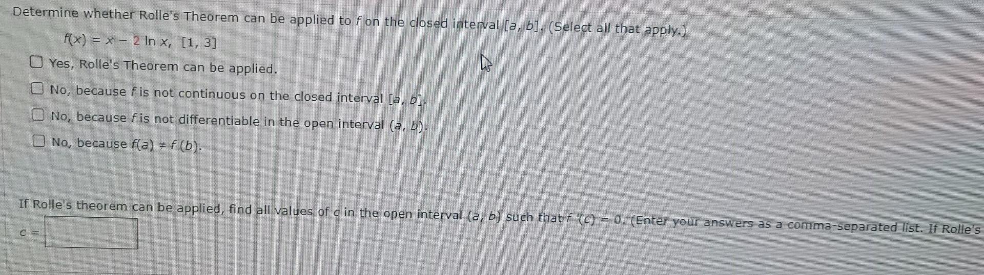 solved-determine-whether-rolle-s-theorem-can-be-applied-to-f-chegg