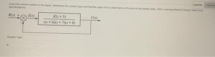Solved Specifications) | Chegg.com