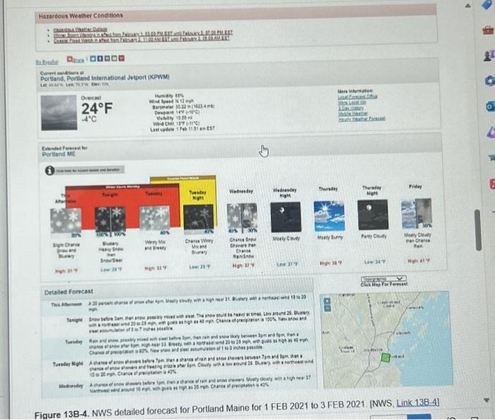 Solved Figure 13B-1 is a surface weather map for 00Z 1 | Chegg.com