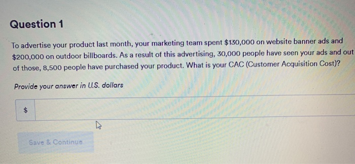 Solved Question 1 To Advertise Your Product Last Month Y