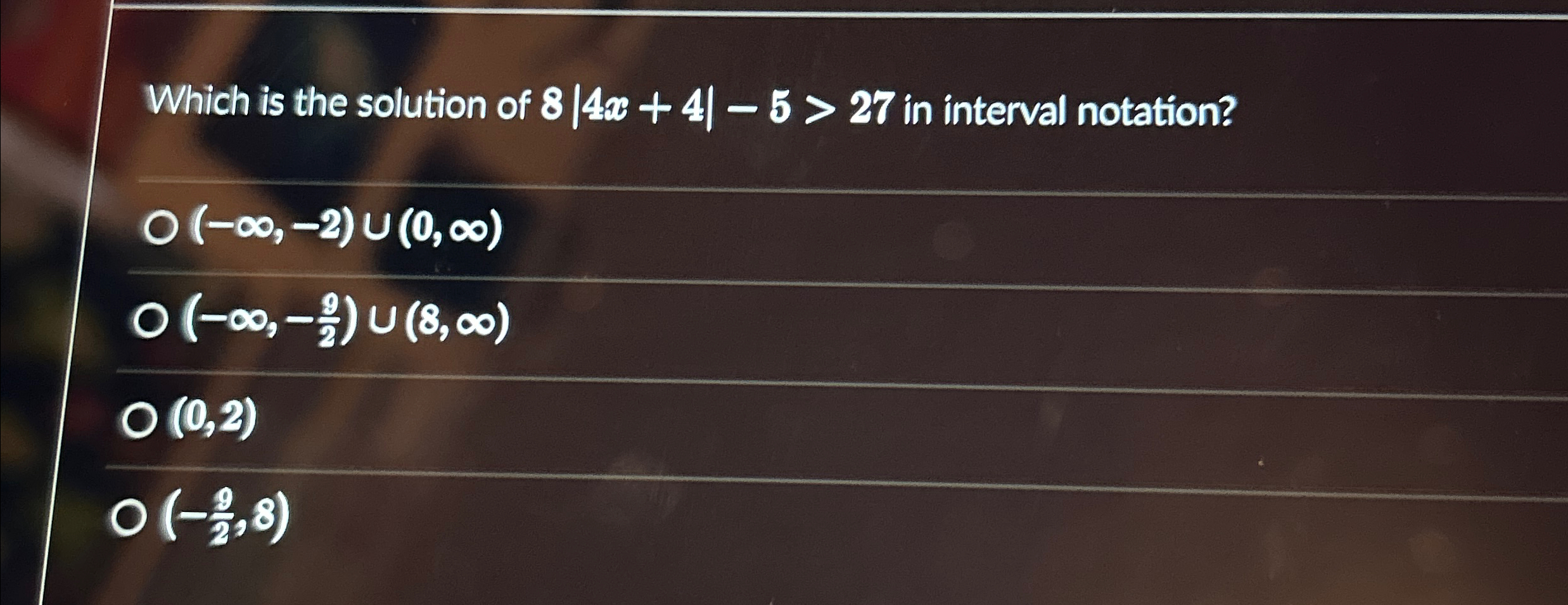 solved-which-is-the-solution-of-8-4x-4-5-27-in-interval-chegg