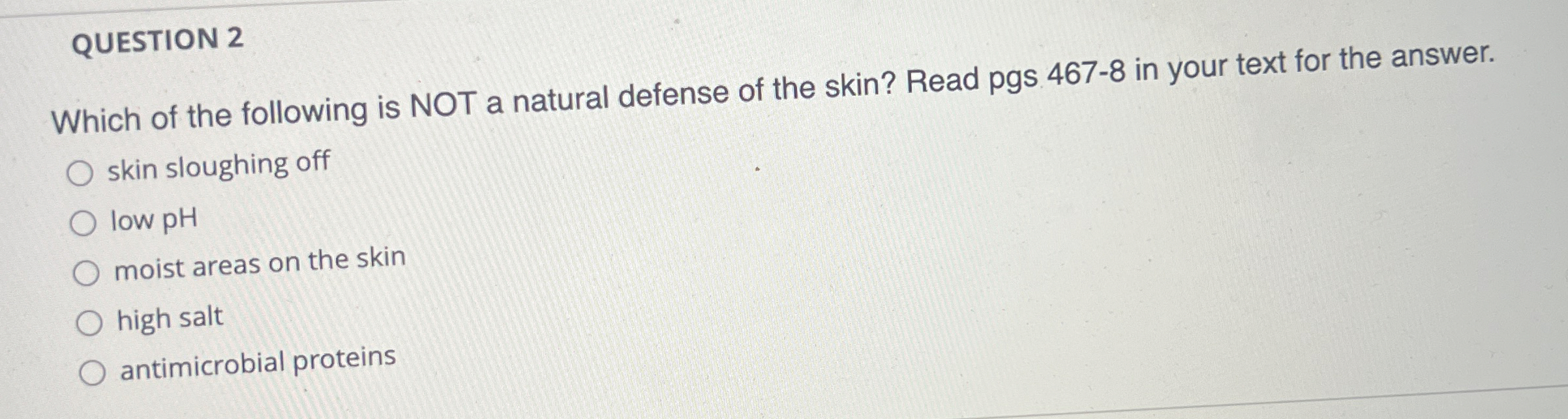 Solved QUESTION 2Which of the following is NOT a natural | Chegg.com