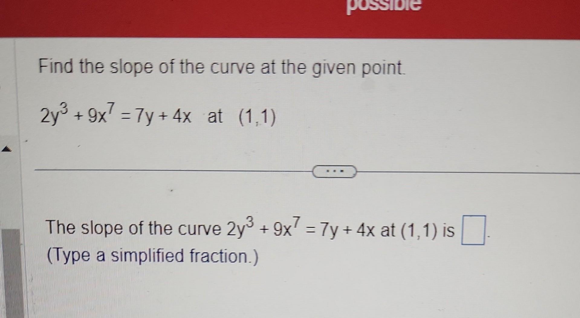 solved-find-the-slope-of-the-curve-at-the-given-point-chegg