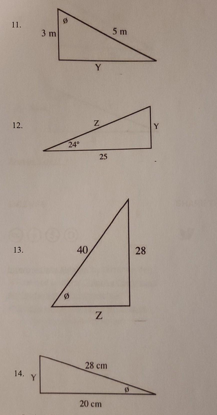 Solved O 11 3 M 5 M Y N 12 Y 24 25 13 40 28 Z 28 Cm 1 Chegg Com