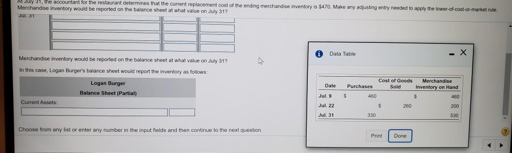 Inventory Is Reported On The Balance Sheet At