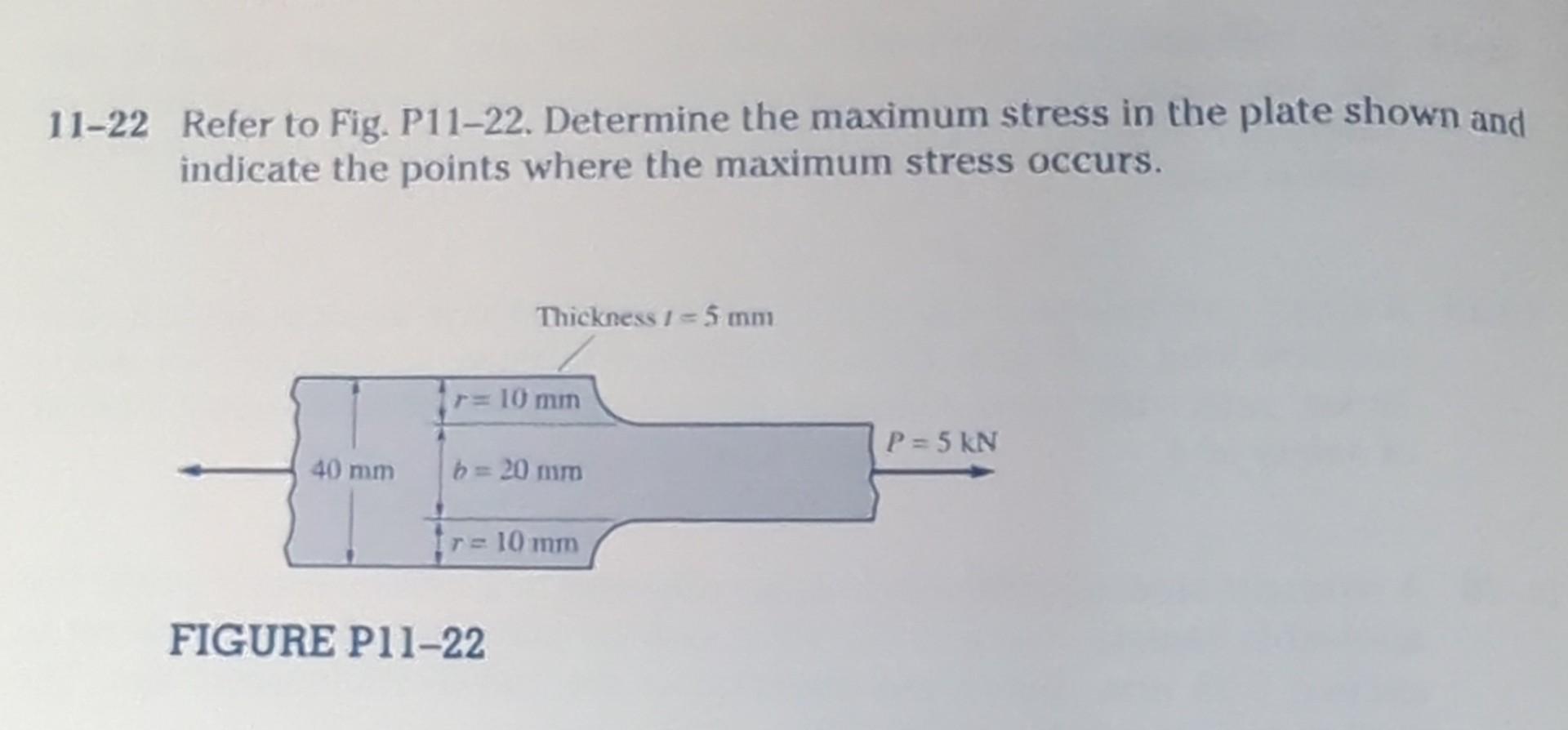 Solved 11-22 Refer to Fig. P11-22. Determine the maximum | Chegg.com