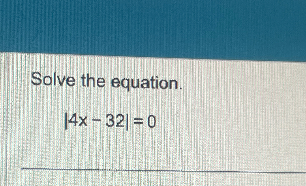 solve the equation x2 3x 4 0