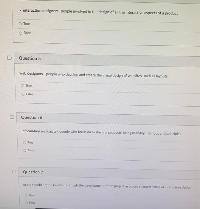 Solved Question 1 interaction design means designing | Chegg.com