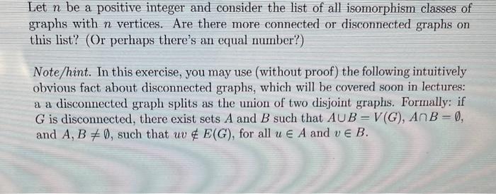 Solved Let n be a positive integer and consider the list of | Chegg.com