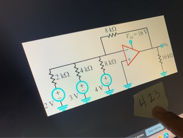 Solved QUESTION 1 Use the ideal op-amp model to determine | Chegg.com