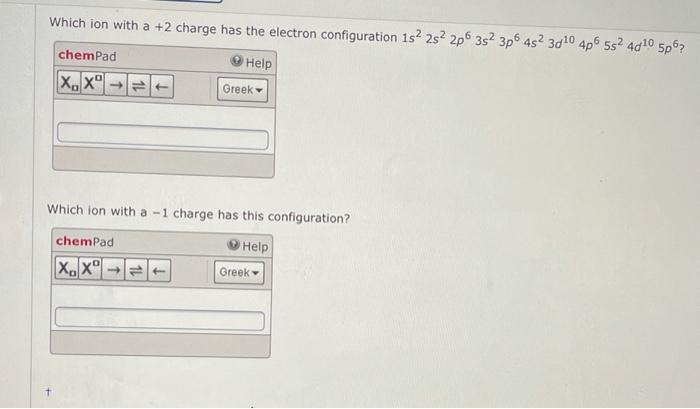 Solved Which atom has the electron configuration 152 2s 2p | Chegg.com