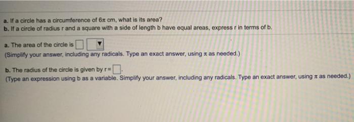 find the circumference of a circle with a radius of 6.5 cm