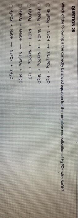 Solved QUESTION 28 Which of the following is the correctly | Chegg.com