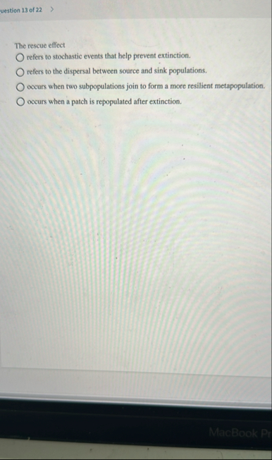 Solved vestion 13 ﻿of 22The rescue effectrefers to | Chegg.com