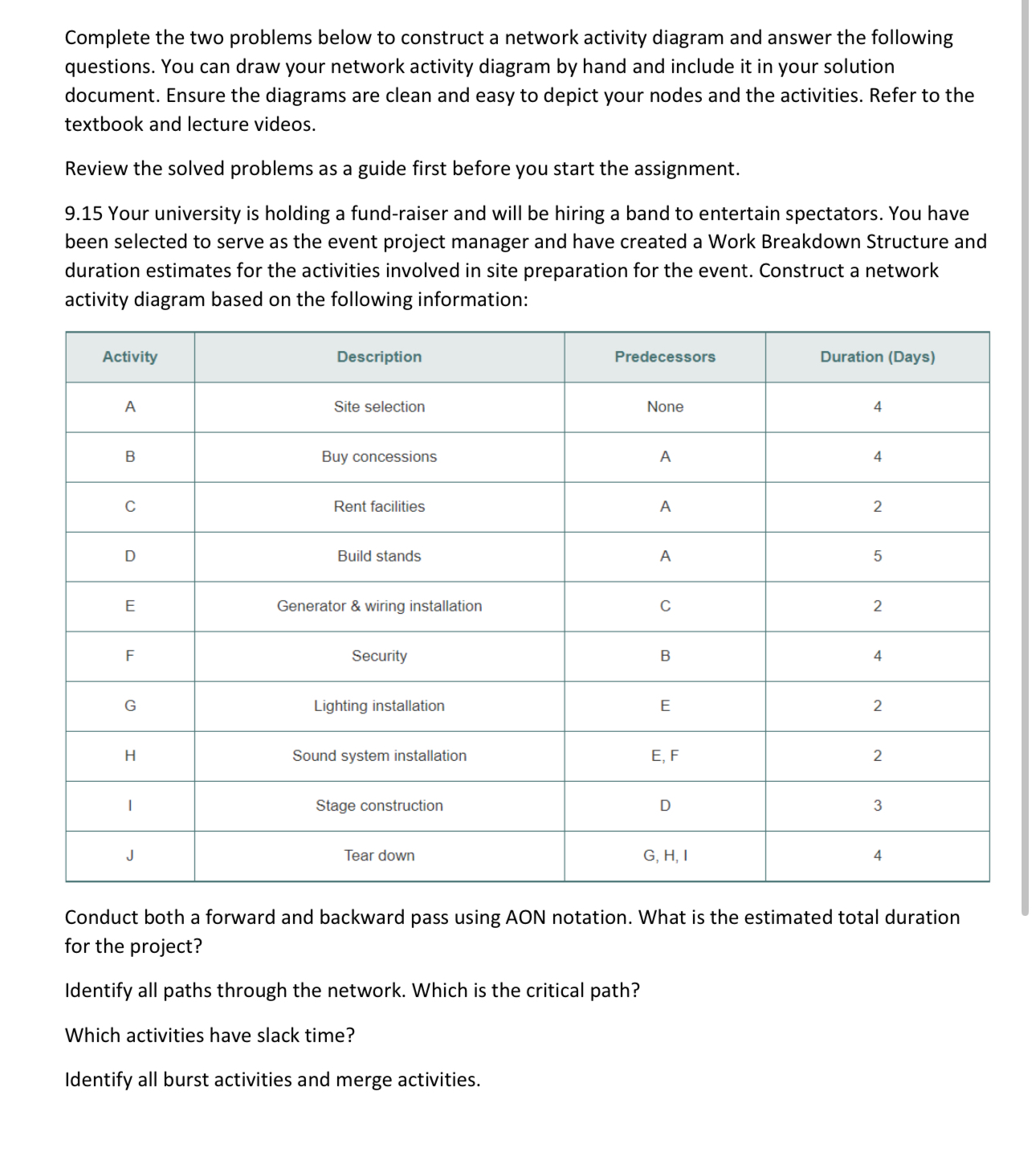 Solved Complete the two problems below to construct a