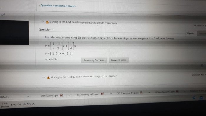 Solved Question Completion Status: > Moving to the next | Chegg.com